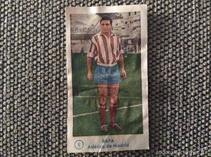 Football Stickers: Bachende 1957/58. At. Madrid 8 Rafa