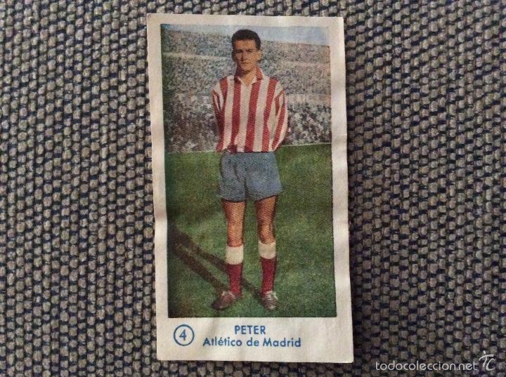Fu&szlig;ball-Sticker: Bachende 1957/58. At. Madrid 4 Peter