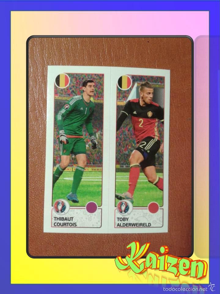 Figurine di Calcio: CROMO DE LA COLECCION: EURO 2016. EUROCOPA FRANCIA. PANINI. N&ordm; 486A Y 486B