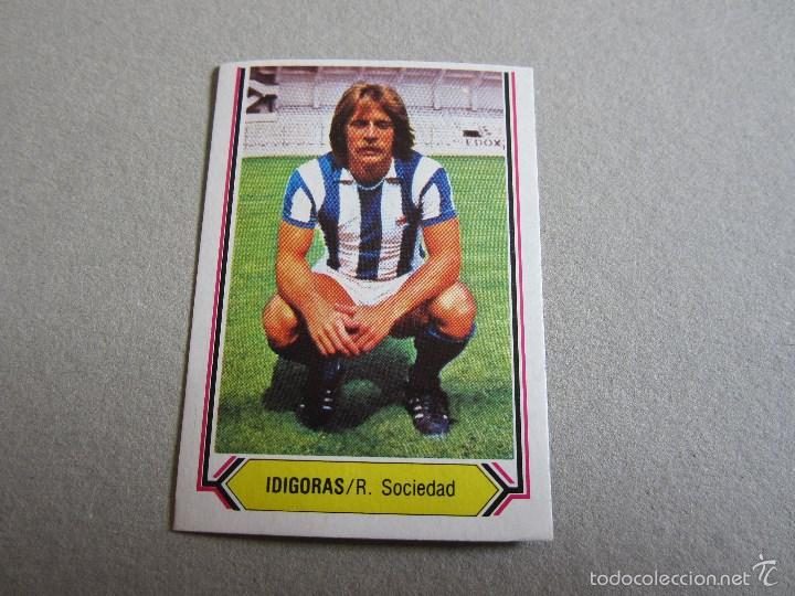 Figurine di Calcio: EDICIONES ESTE. LIGA 80-81. NUEVO. IDIGORAS-REAL SOCIEDAD.