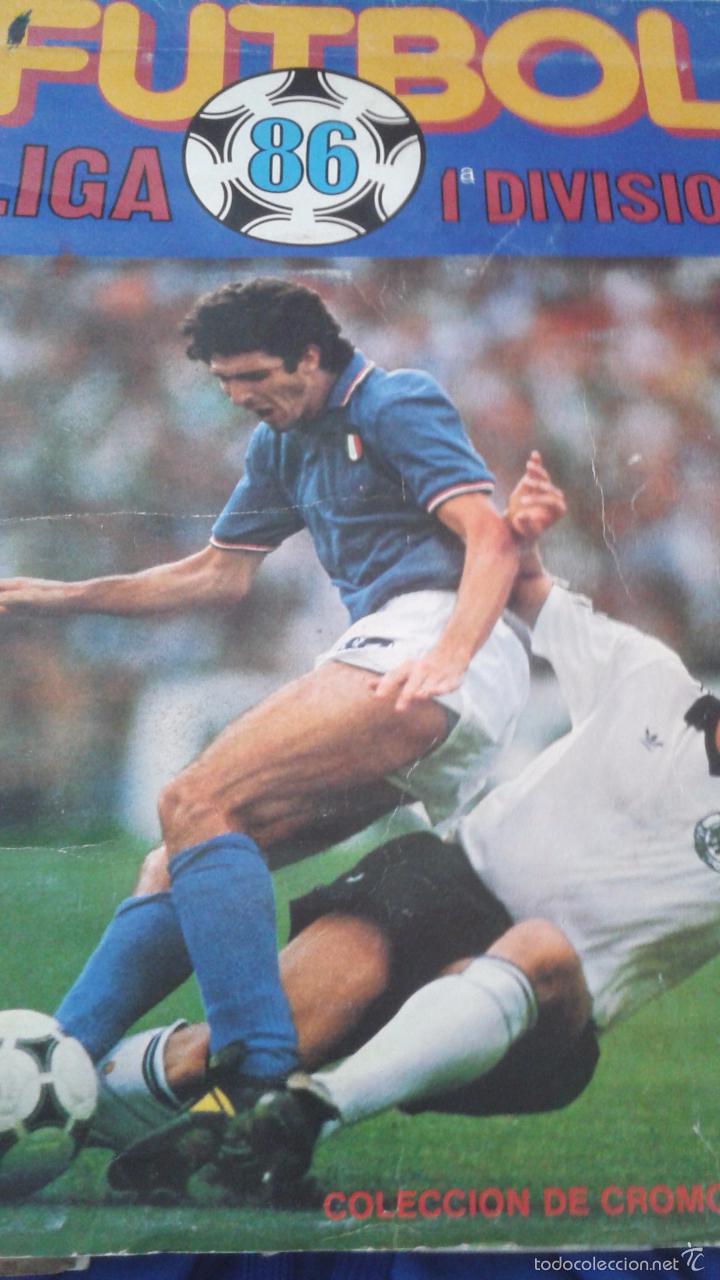 Fu&szlig;ball-Sticker: FUTBOL LIGA 86 CROMOS CANO. LOTE 2 CROMOS A ELEGIR. LEER