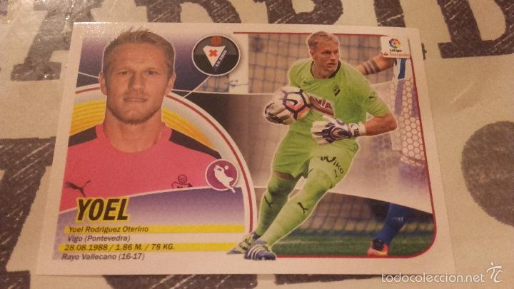 Cromos de f&uacute;tbol: EDICIONES ESTE 2016 2017 16 17 EIBAR N&ordm;2  2 YOEL NUEVO CROMO - Foto 1