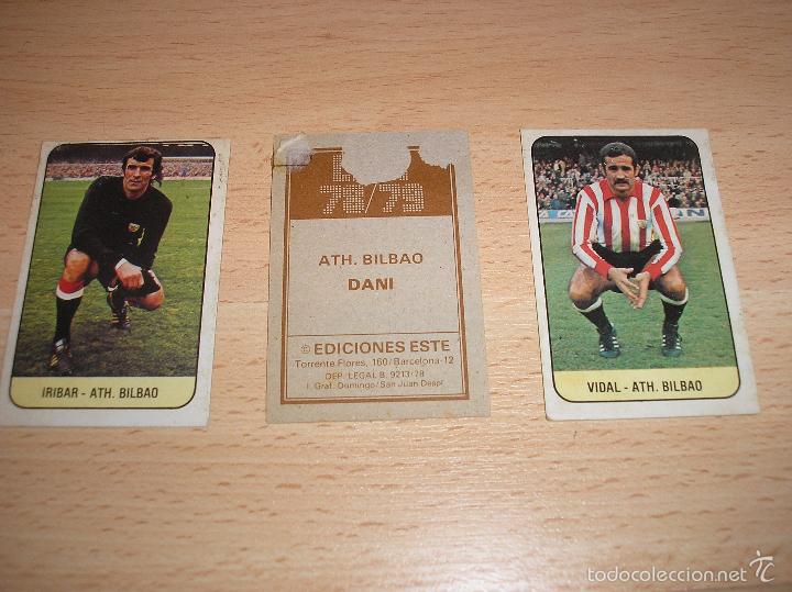 Cromos de f&uacute;tbol: DANI - ATHLETIC DE BILBAO - EDICIONES ESTE - 1978 -1979 - DESPEGADO - Foto 2