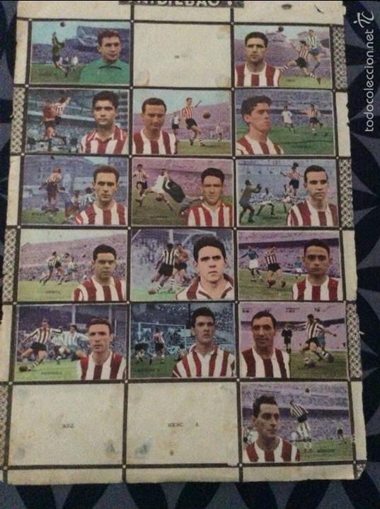 Cromos de f&uacute;tbol: Fher 62/63. Lote cromos Ath. Bilbao