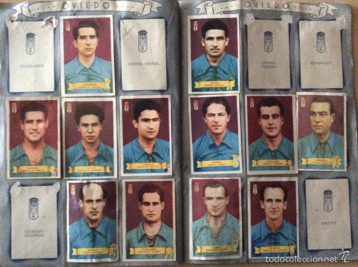 Cromos de f&uacute;tbol: Bruguera 1949/50 CAMPEONES. Lote 12 cromos Oviedo