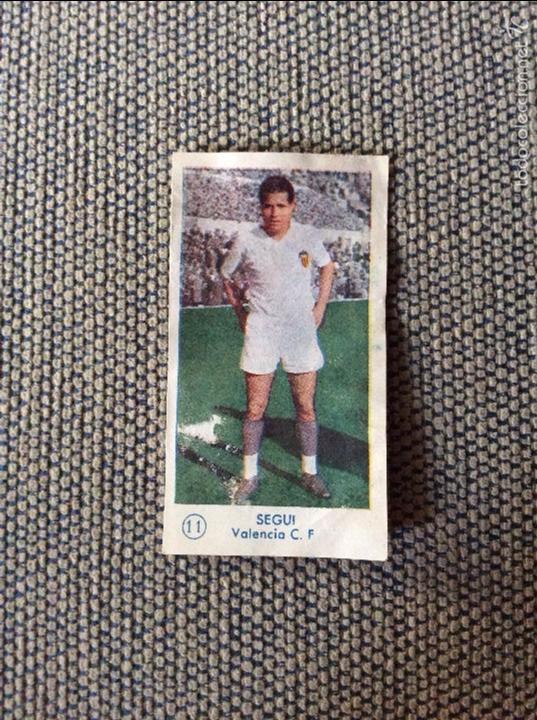 Cromos de f&uacute;tbol: Bachende 1957/58. Valencia. 11 Segui