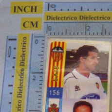 Cromos de Fútbol: CROMO CROMITO CHICLE CHICLES FÚTBOL. ESTRELLAS LIGA 97 98 1997 1998. 156 VALENCIA 202 ZARAGOZA