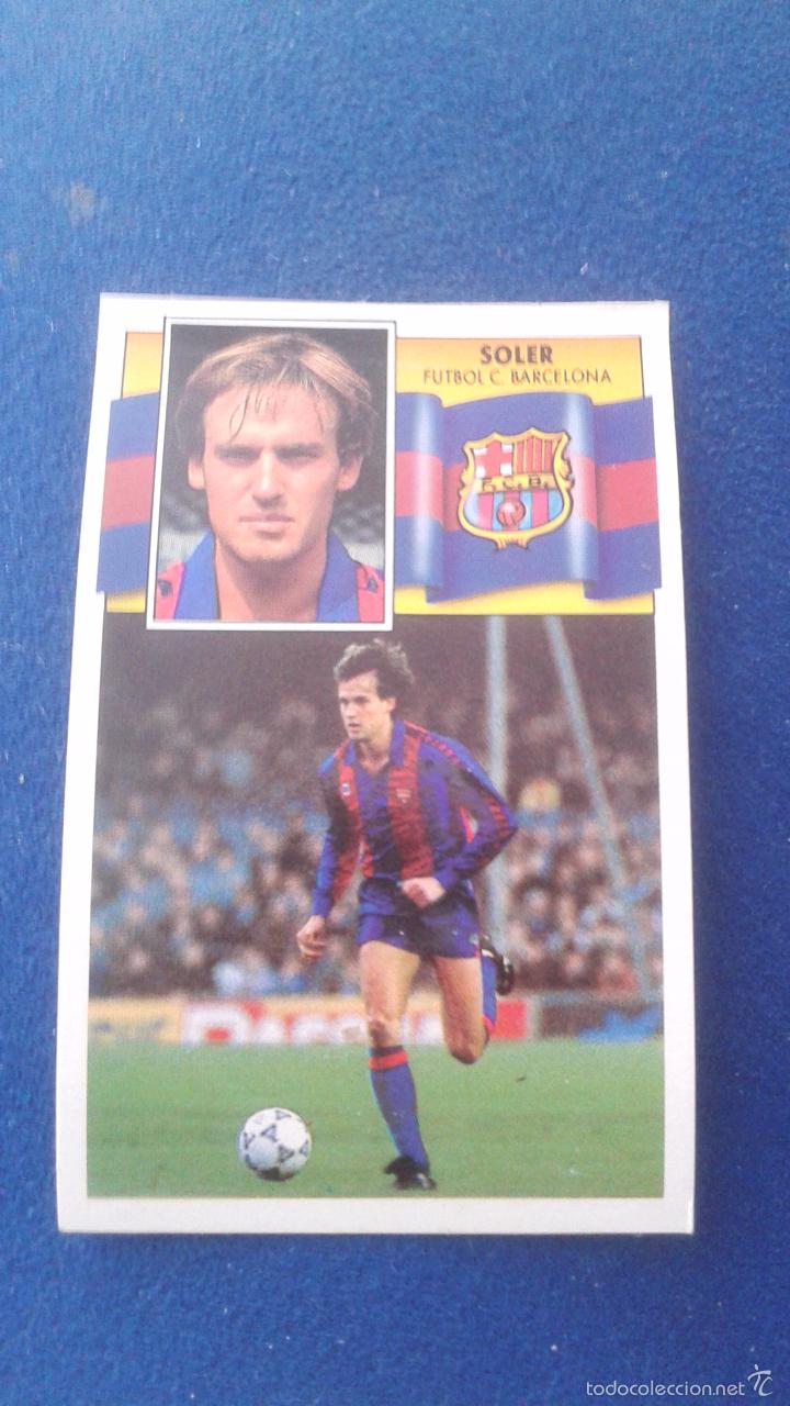 Cromos de f&uacute;tbol: 90-91 ESTE. BARCELONA SOLER - Foto 1