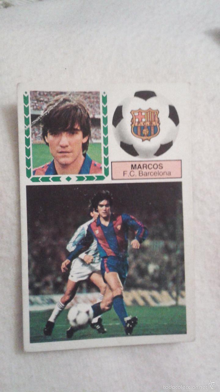 Cromos de f&uacute;tbol: 83-84 ESTE. BARCELONA MARCOS - Foto 1