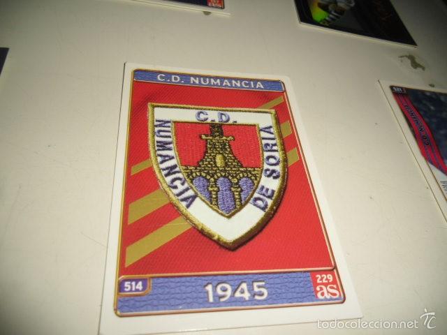 Football Stickers: CROMO FICHA DE LA LIGA MUNDICROMO 2005 2004 04 05 DIARIO AS NUMANCIA 229 ESCUDO