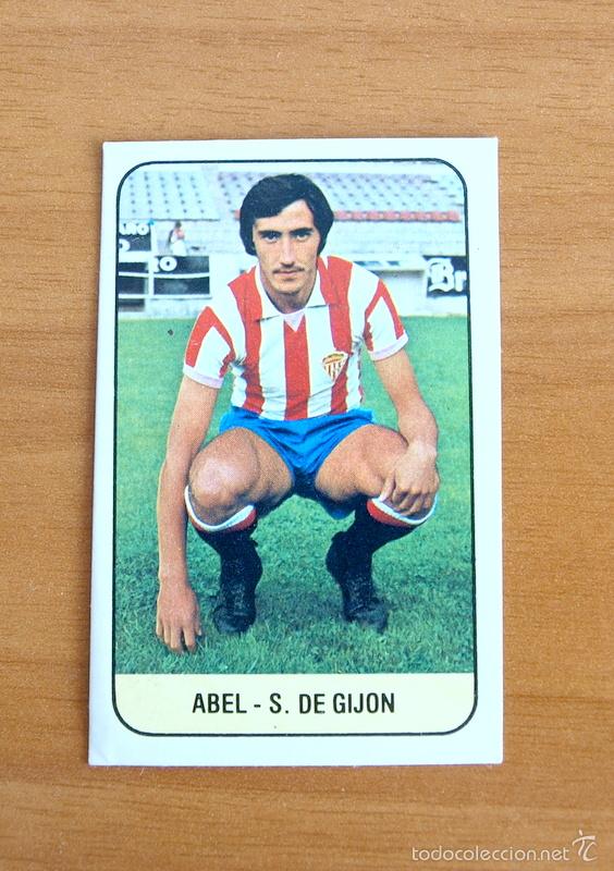 Cromos de f&uacute;tbol: Sporting de Gij&oacute;n - Abel - Ediciones Este 1978-1979, 78-79 - Foto 1