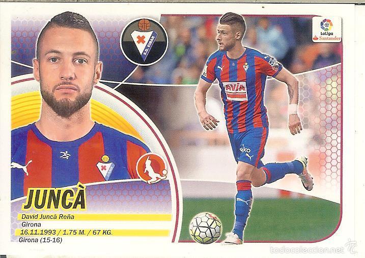 Cromos de f&uacute;tbol: CROMO ESTE PANINI 2016 - 17 - (16 - 17) N&ordm; 7 A - JUNC&Agrave; (EIBAR) LOGO SANTANDER - Foto 1