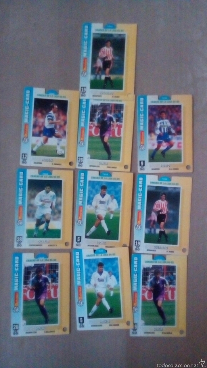 Cromos de F&uacute;tbol: 10 cromos f&uacute;tbol matutano 94/95&rdquo;