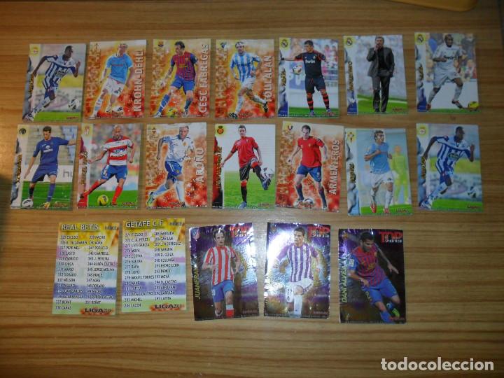 Cromos de F&uacute;tbol: Lote 19 cromos quiz game (liga 2013)