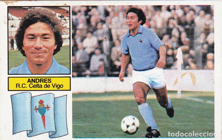 Cromos de f&uacute;tbol: ESTE 82 ANDRES DEL CELTA (VERSION DIFICIL)(A-9) - Foto 1