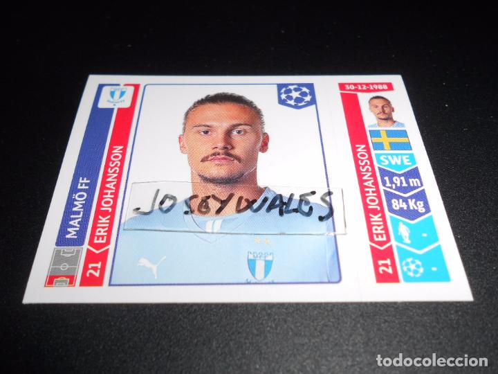 Fu&szlig;ball-Sticker: 93 ERIK JOHANSSON MALM&Ouml; FF CROMOS ALBUM UEFA CHAMPIONS LEAGUE 2014 2015 14 15 PANINI