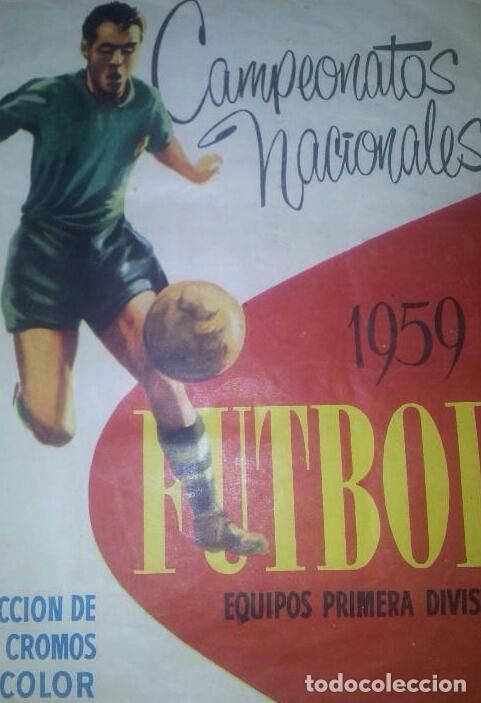 Cromos de f&uacute;tbol: CROMOS RUIZ ROMERO 1959 58/59 CAMPEONATOS NACIONALES 1 CROMO. LEER