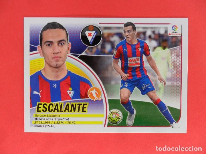 Cromos de f&uacute;tbol: ESTE 2016 2017 - 8 ESCALANTE - EIBAR - 16 17 - LOGO SANTANDER - Foto 1