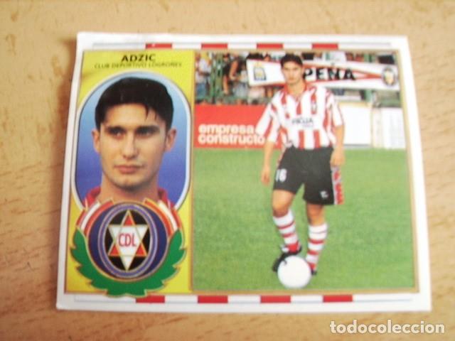 Cromos de f&uacute;tbol: LOGRO&Ntilde;ES  ADZIC  COLOCA  ESTE 96-97  VENTANILLA - Foto 1