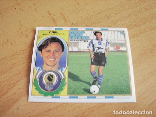 Cromos de f&uacute;tbol: HERCULES  LONGHI  COLOCA  ED. ESTE 96-97 VENTANILLA - Foto 1