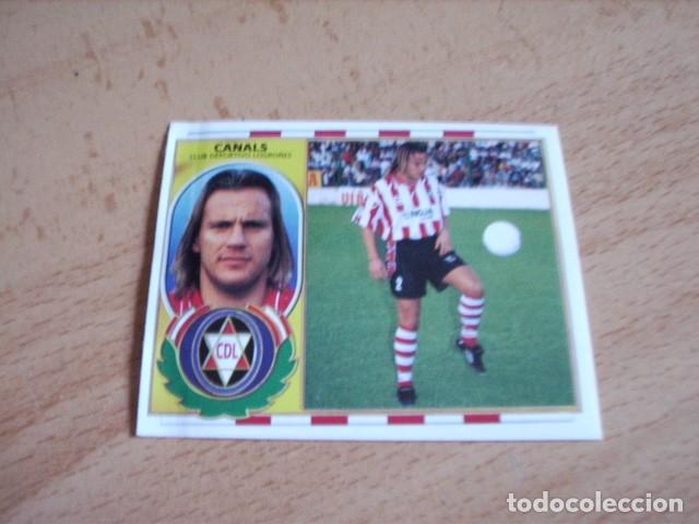 Cromos de f&uacute;tbol: LOGRO&Ntilde;ES  CANALS  COLOCA  ED.ESTE 96-97  VENTANILLA - Foto 1