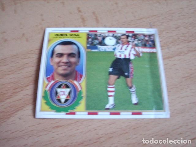 Cromos de f&uacute;tbol: LOGRO&Ntilde;ES  RUBEN SOSA  COLOCA  ED.ESTE 96-97  VENTANILLA - Foto 1
