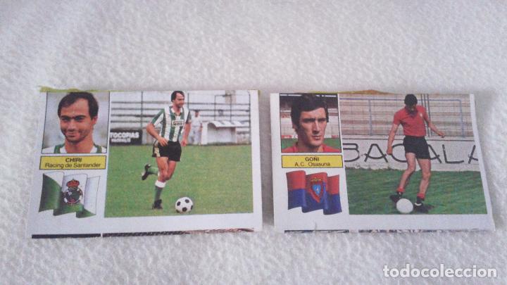 Cromos de f&uacute;tbol: 82-83 ESTE. ERROR DE CORTE GO&Ntilde;I OSASUNA. LEER - Foto 1