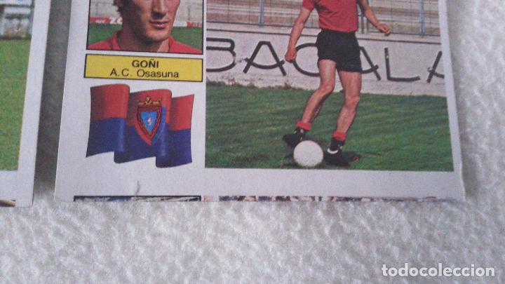 Cromos de f&uacute;tbol: 82-83 ESTE. ERROR DE CORTE GO&Ntilde;I OSASUNA. LEER - Foto 2