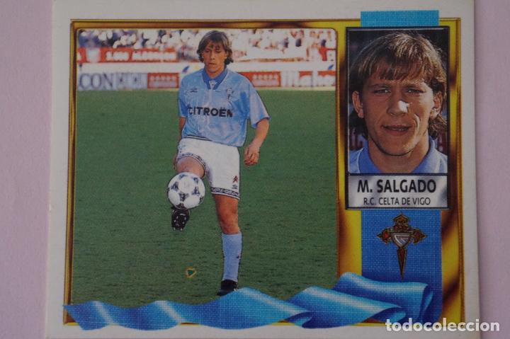 Cromos de f&uacute;tbol: CROMO DE F&Uacute;TBOL M&Iacute;CHEL SALGADO DEL CELTA DE VIGO SIN PEGAR LIGA ESTE 1995-1996/95-96