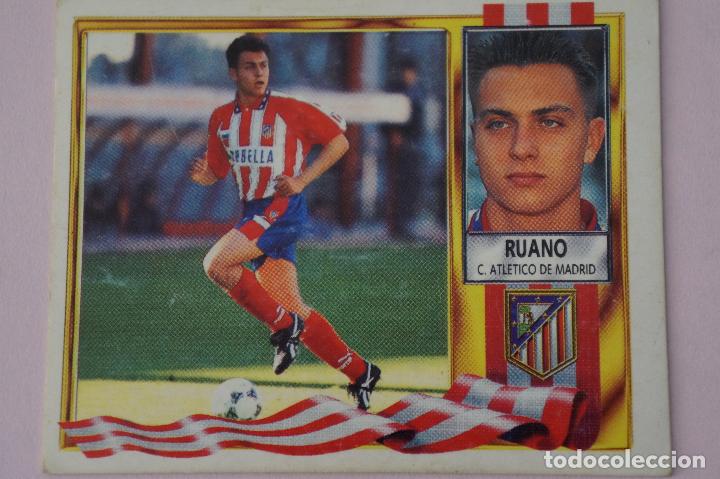 Cartes &agrave; collectionner de Football: CROMO DE F&Uacute;TBOL RUANO DEL AT. MADRID BAJA SIN PEGAR LIGA ESTE 1995-1996/95-96