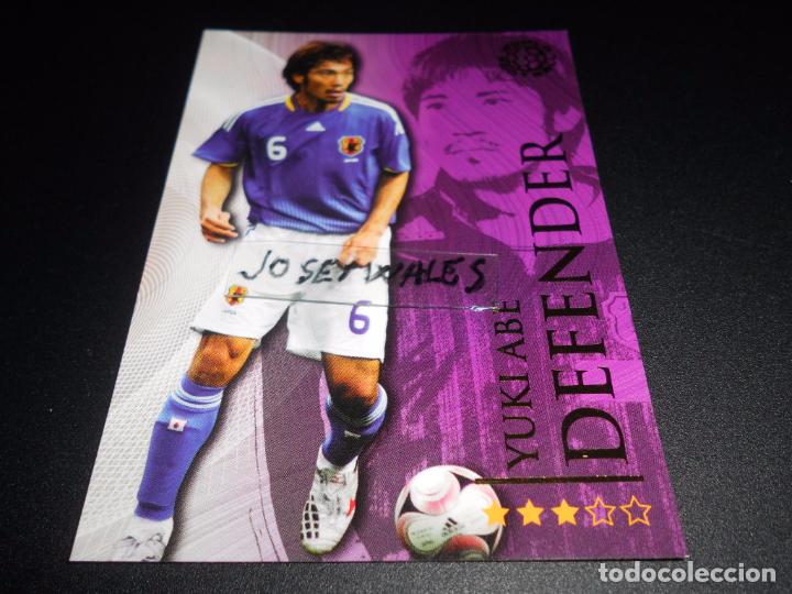 Cromos de Futebol: 61 YUKI ABE JAPON JAPAN CROMOS FUTBOL EDICIONES FUTERA UNIQUE 2008 2009 08 09