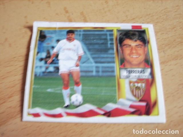 Cromos de f&uacute;tbol: SEVILLA--  FERRERAS  COLOCA  ED.ESTE 95-96  VENTANILLA - Foto 1