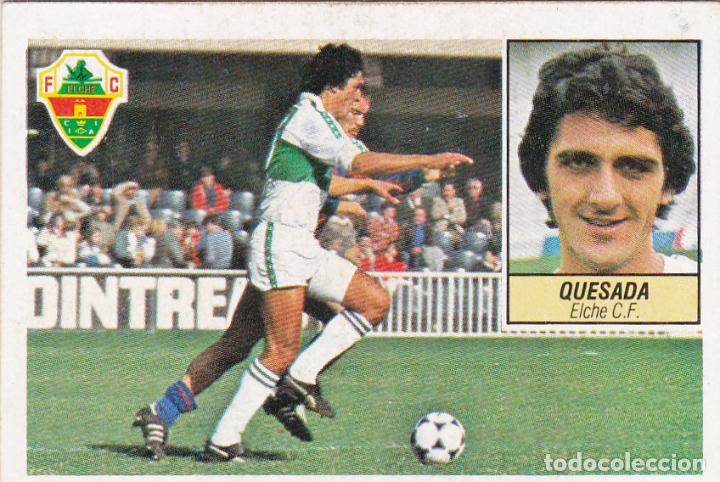 Cromos de f&uacute;tbol: ESTE 84-85 QUESADA DEL ELCHE (LEVE DESPEGADO)(A-9) - Foto 1