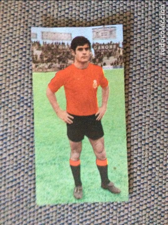 Cromos de f&uacute;tbol: JCR Campeonatos Nacionales Futbol 1970. Ruiz Romero 69/79. Mallorca. 257 doro