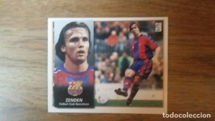 Cromos de f&uacute;tbol: CROMO EDICIONES ESTE 98/99 - BAR&Ccedil;A - ZENDEN -  NUNCA PEGADO - Foto 1