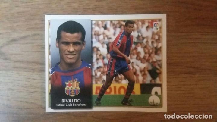 Cromos de f&uacute;tbol: CROMO EDICIONES ESTE 98/99 - BAR&Ccedil;A - RIVALDO -  NUNCA PEGADO - Foto 1