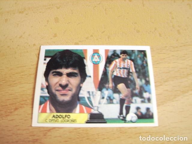 Cromos de f&uacute;tbol: LOGRO&Ntilde;ES ADOLFO ED.ESTE 87-88 NUEVO SIN PEGAR - Foto 1