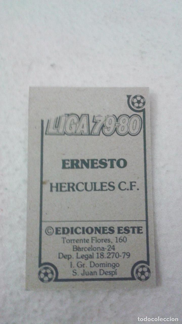 Cromos de f&uacute;tbol: 79-80 ESTE. HERCULES ERNESTO - Foto 2