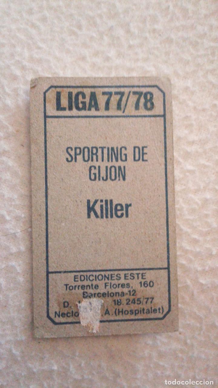 Cromos de f&uacute;tbol: 77-78 ESTE. SPORTING DE GIJON KILLER - Foto 2