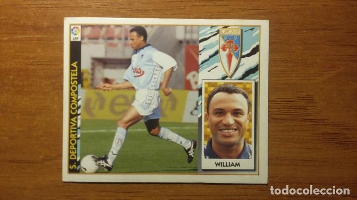 Cromos de f&uacute;tbol: CROMO EDICIONES ESTE 97/98 - COMPOSTELA - WILLIAM - NUNCA PEGADO - Foto 1