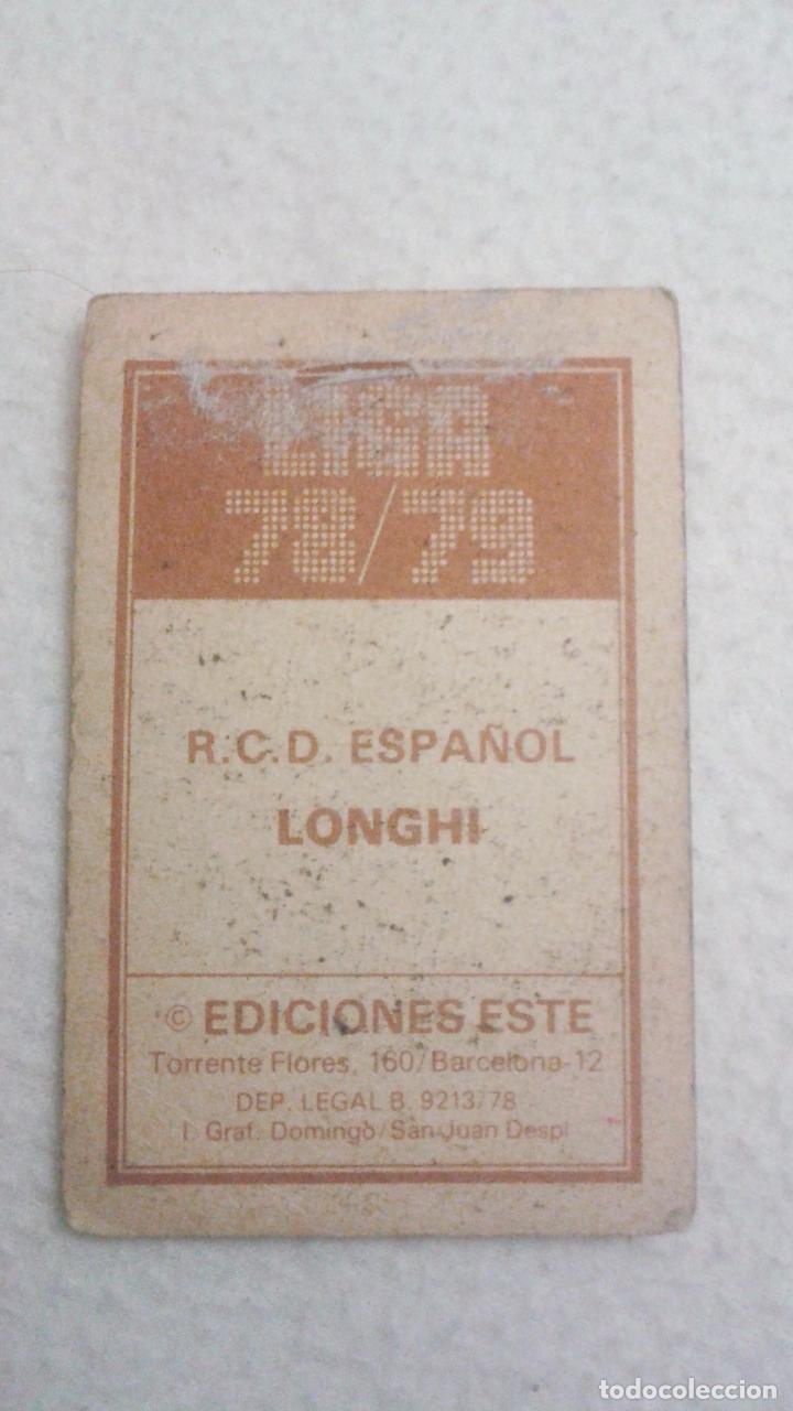 Cromos de f&uacute;tbol: 78-79 ESTE. ESPA&Ntilde;OL LONGHI - Foto 2