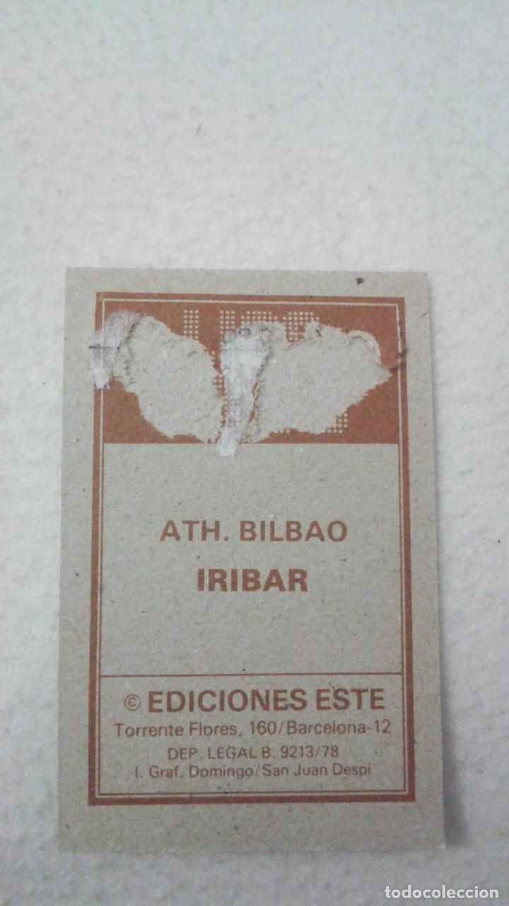 Cromos de f&uacute;tbol: 78-79 ESTE. ATH. BILBAO IRIBAR - Foto 2