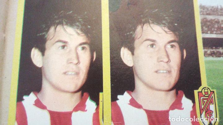Cromos de f&uacute;tbol: 72-73 ESTE. GRANADA MANOLIN CON ERROR IMPRESION ROSTRO MOVIDO - Foto 3