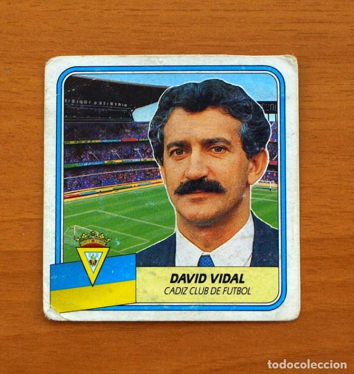 Cromos de f&uacute;tbol: C&aacute;diz - David Vidal - Ediciones Este 1989-1990, 89-90 - Foto 1