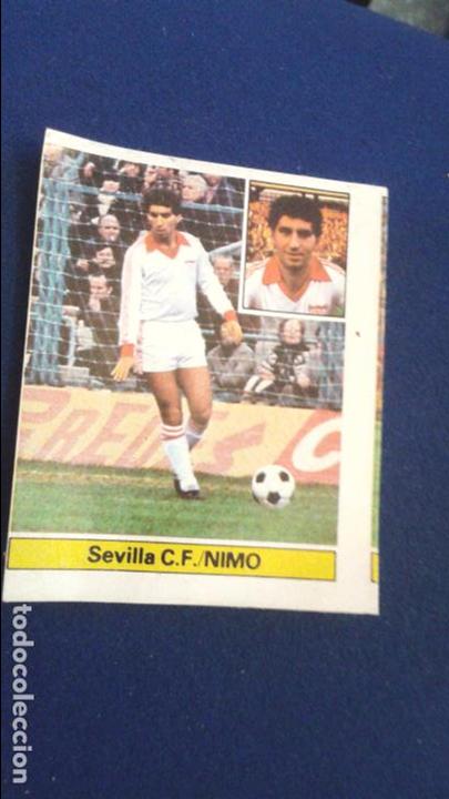 Cromos de f&uacute;tbol: 81-82 ESTE. SEVILLA NIMO CON ERROR DE CORTE - Foto 1