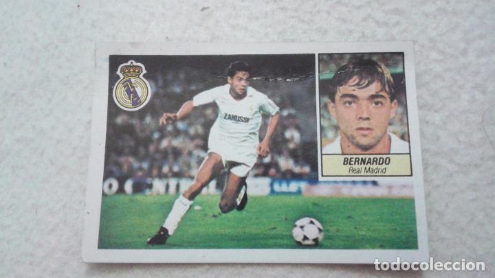 Cromos de f&uacute;tbol: 84-85 ESTE. REAL MADRID BAJA BERNARDO - Foto 1