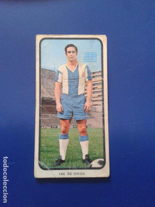 Figurine di Calcio: CROMOS EDITORIAL RUIZ ROMERO 73 74 1973 1974 CROMO DESPEGADO ESPAÑOL ESPANYOL Nº 140 DE DIEGO