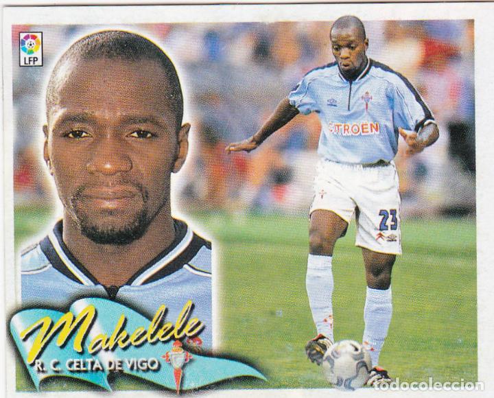 Cromos de f&uacute;tbol: ESTE 2000-01 MAKELELE - BAJA - (RECORTADO/DESPEGADO) - Foto 1