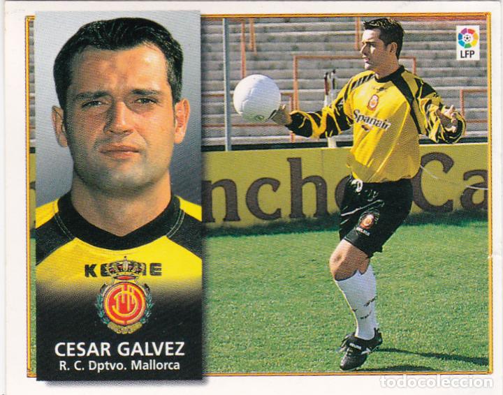 Cromos de f&uacute;tbol: ESTE 98-99 CESAR GALVEZ COLOCA MUY DIFICIL (EN VENTANILLA)(A-9) - Foto 1