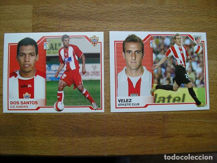 Cromos de f&uacute;tbol: ESTE 07-08 CROMO NUEVO NUNCA PEGADO EN PERFECTO ESTADO COLOCA DOS SANTOS